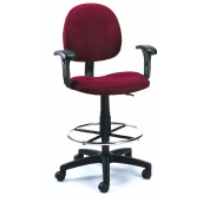 Boss B1690 or B1691 Adjustable (24"-28.5") Drafting Stool and Tall High Chair