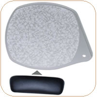 WorkRite 2120-25 Clip-On Mouse Pad Palm Support