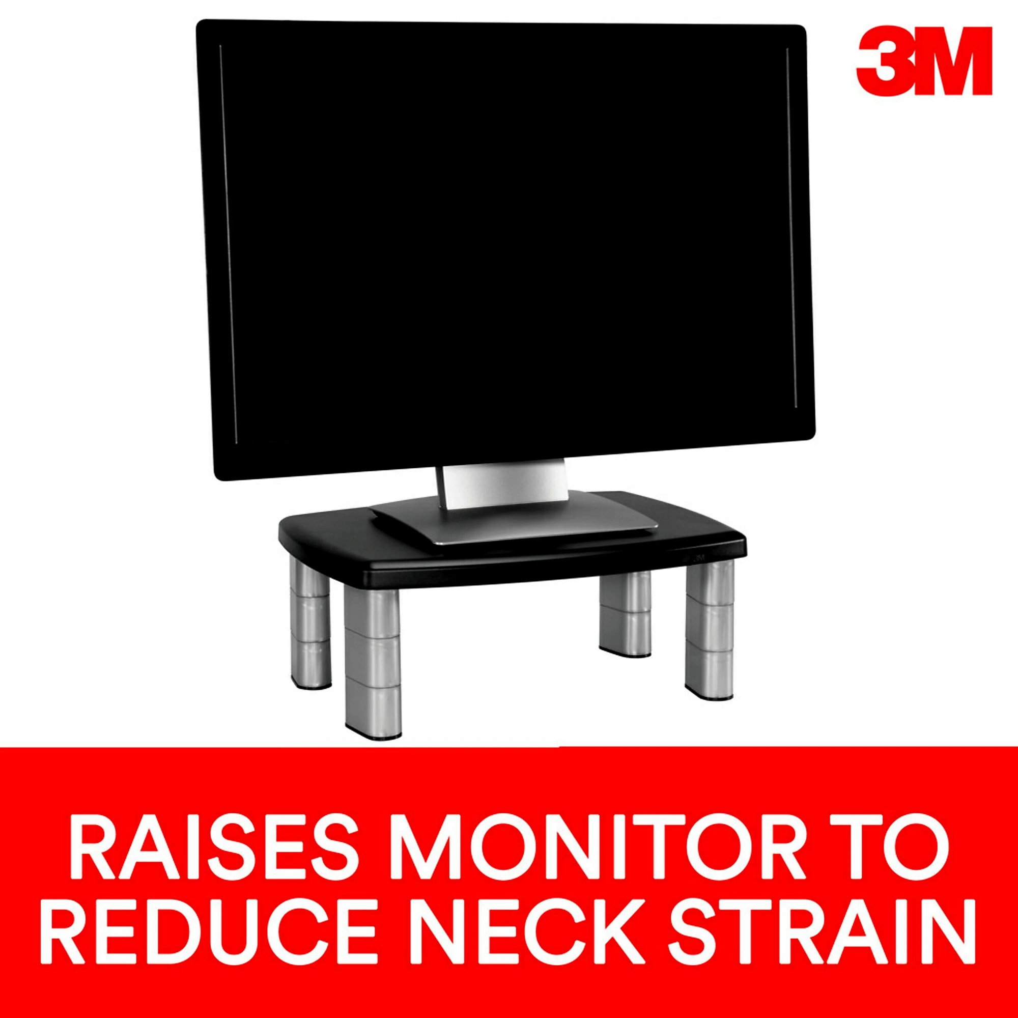 3M MS80B Adjustable Monitor Stand
