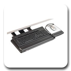 3M AKT180LE Adjustable Keyboard Trays