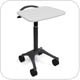 Anthro BZD01SB/CG4 Height Adjustable Compact Healthcare EMR Cart