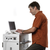 Teaching station of Anthro TAB40SS/PW4 Secure 40 Unit Tablet Charging Cart