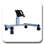 Chief MFQUB or MFQUS Medium Confidence Monitor Cart for 30 to 55 inch Displays