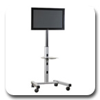 Chief MFC6000B or MFC6000S Flat Panel Mobile Cart for 30-55 inch Displays