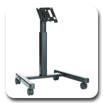 Chief MFM6000B or MFM6000S Flat Panel Confidence Monitor Cart for 30-55 inch Displays