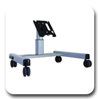 Chief MFQ6000B or MFQ6000S Medium Confidence Monitor Cart for 30 to 55 inch Displays