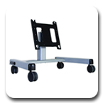 Chief PFQ2000B or PFQ2000S Large Flat Panel Confidence 42"-71" LCD LED Monitor Cart