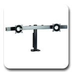 Chief KTC225B or KTC225S Widescreen Dual Monitor Horizontal Desk Clamp up to 35" LCD Mount Arm