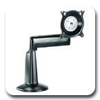 Chief KCS110S or KCS110B Desk Mount Flat Panel Single Swing LCD Arm