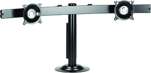 Chief Ktg225 Dual Horizontal Grommet Mount Widescreen Chief Ktg225b Or Ktg225s Grommet Desk Mount Widescreen Dual Monitor Lcd Arm