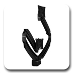 Chief K1P200B or K1P200S KONTOUR Dynamic Height Adjustable Pole Mount for 10"-30" Dual Monitors