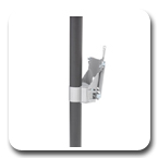 Chief FSP4100B Single Display Pole Mount for LCD Display FSP-4100B