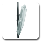 Chief TPMUB Flat Panel Tilt Pole Mount Up to 63 inch LCD LED Displays Black