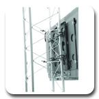 Chief TPSU Fixed Truss and Pole Mount up to 63" Flat Panel Displays