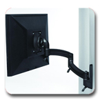 Chief K2W100B or K2W100S KONTOUR Dual Arm Wall Mount for Single Monitor