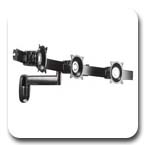 Chief KWS320B or KWS320S Triple LCD Monitor Mount up to 30 lbs Monitor Swing Arm