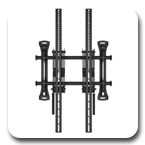 Chief LSMVPU FUSION Portrait Pull Out Wall Mount for 37" to 63" Displays