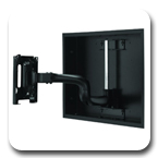 Chief MWRIWUB or MWRIW600B Flat Panel In-Wall Swing Arm Mount for 30-50" Displays