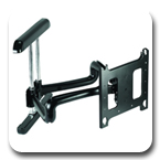 Chief PDRUB or PDRUS Wall Mount Universal Flat Panel Dual Swing Arm