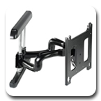Chief PNRUB or PNRUS Wall Mount Flat Panel Dual Swing Arm for 42 to 71 inch