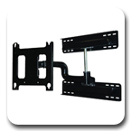 Chief PWRSKUB or PWRSKUS Universal Flat Panel Steel Stud Swing Arm Wall Mount for 42" to 65" LCD Displays