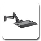 Chief KWK110B Height Adjustable Keyboard Wall Mount