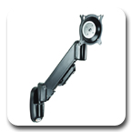 Chief KWV110B or KWV110S Wall Mount Height Adjustable Swing LCD Monitor Arm