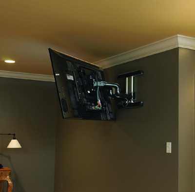 Application of Chief PDRUB Wall Mount Universal Flat Panel Dual Swing Arm black