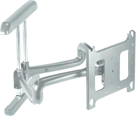 Chief PDRUS Wall Mount Universal Flat Panel Dual Swing Arm Silver