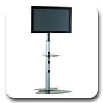 Chief MF16000B or MF16000S Flat Panel Display Floor Stand for 30-55 inch Displays
