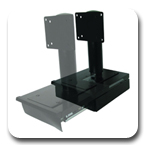 Chief MPOV Universal Pull-Out Swivel Table Stand Mount for 15 to 40 inch Display