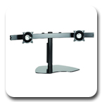 Chief KTP225B or KTP225S Table Stand Flat Panel Dual Widescreen Monitor Mounts