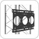 Chief TPK3 Truss Clamp Kit for 1" or smaller OD round or square Truss Black