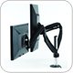 Chief K1C200B or K1C200S KONTOUR Dynamic Column Desk Clamp Mount for Dual Monitors