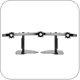 Chief KTP325B/KTP325S Widescreen Triple Horizontal Table Stand