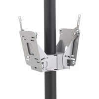 Chief FDP4101B or FDP4101S Small (10" - 30") Dual Display Pole Mount - Pole not included