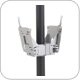 Chief FDP4101B or FDP4101S Small Dual Display Pole Mount