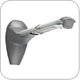 Chief WM120S Medium Single Stud Short Throw Extension Arm (16"-29") Wall Mount Silver