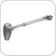 Chief WM130S Large Single Stud Short Throw Extension Arm (28"-53") Wall Mount Silver