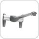 Chief WM210S Ultra Dual Stud Short Throw Extension Arm (12.8"-20") Wall Mount Silver