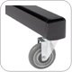 Chief PAC775 Flat Panel Outdoor Cart Casters
