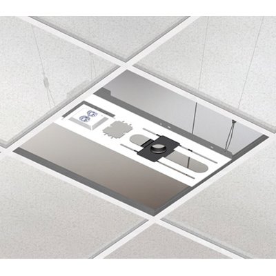 Chief CMA443 Above Tile Suspended Ceiling Kit and 3" Fixed Pipe
