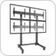 Chief LVM2X2U FUSION 2x2 Micro Adjustable Large Freestanding Video Wall Cart for 40-65" Screens
