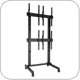 Chief LVM2X2UP FUSION 2x2 Portrait Micro Adjustable Large Freestanding Video Wall Cart