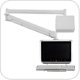 Cotytech MW-M23WBK Long Reach (up to 73" Extension) Wall Mount LCD Monitor Medical Arm (up to 13.2 lbs Capacity)