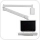 Cotytech MW-M25PK Long Reach (up to 73" Extension) Wall Mount LCD Monitor Medical Arm (up to 26.4 lbs Capacity)