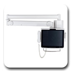 Cotytech MW-M25P Long Reach (up to 73” Extension) LCD Wall Mount Monitor Arm (up to 26.4 lbs Weight Capacity)
