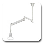 Cotytech CM-M25 Long Reach (up to 73" Extension) LCD Ceiling Mount Medical Arm (up to 26.4 lbs Capacity)