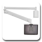 Cotytech MW-M13P Long Reach (up to 73" Extension) Wall Mount LCD Monitor Medical Arm (up to 13.2 lbs Capacity)