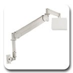 Cotytech MW-M15WB Long Reach (up to 73" Extension) Wall Mount LCD Monitor Medical Arm (up to 26.4 lbs Capacity)